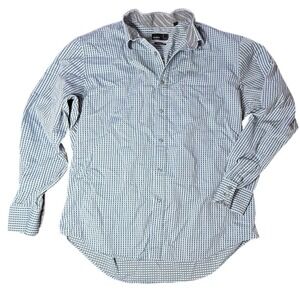 Quieti‎ Button Down Shirt Checkered Pattern Long Sleeve XXL